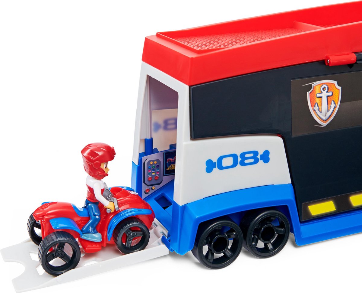 Nickelodeon bus Paw Patroller junior 70 x 15 cm 5 delig - Zwart