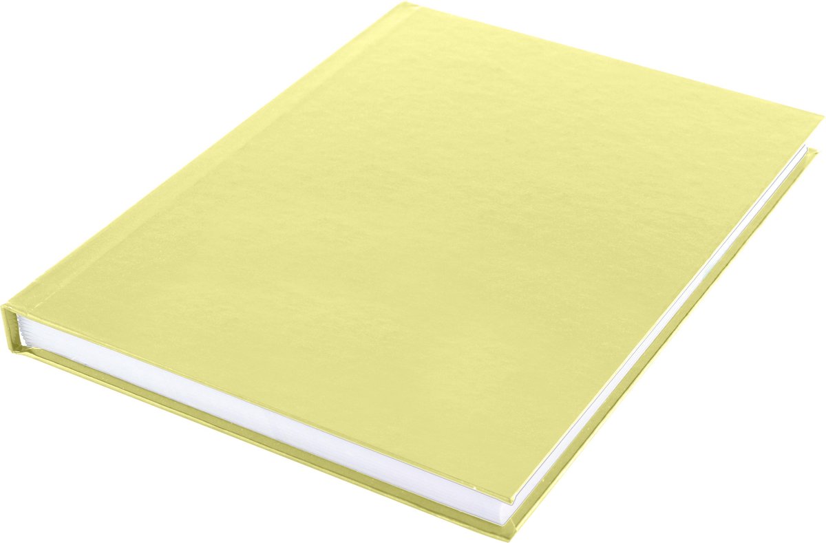 Kangaro dummyboek hardcover A5 karton/papier 80 vellen - Geel