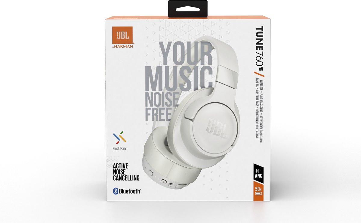 JBL Tune 760 NC - Wit