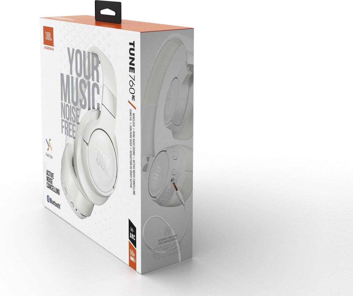 JBL Tune 760 NC - Wit