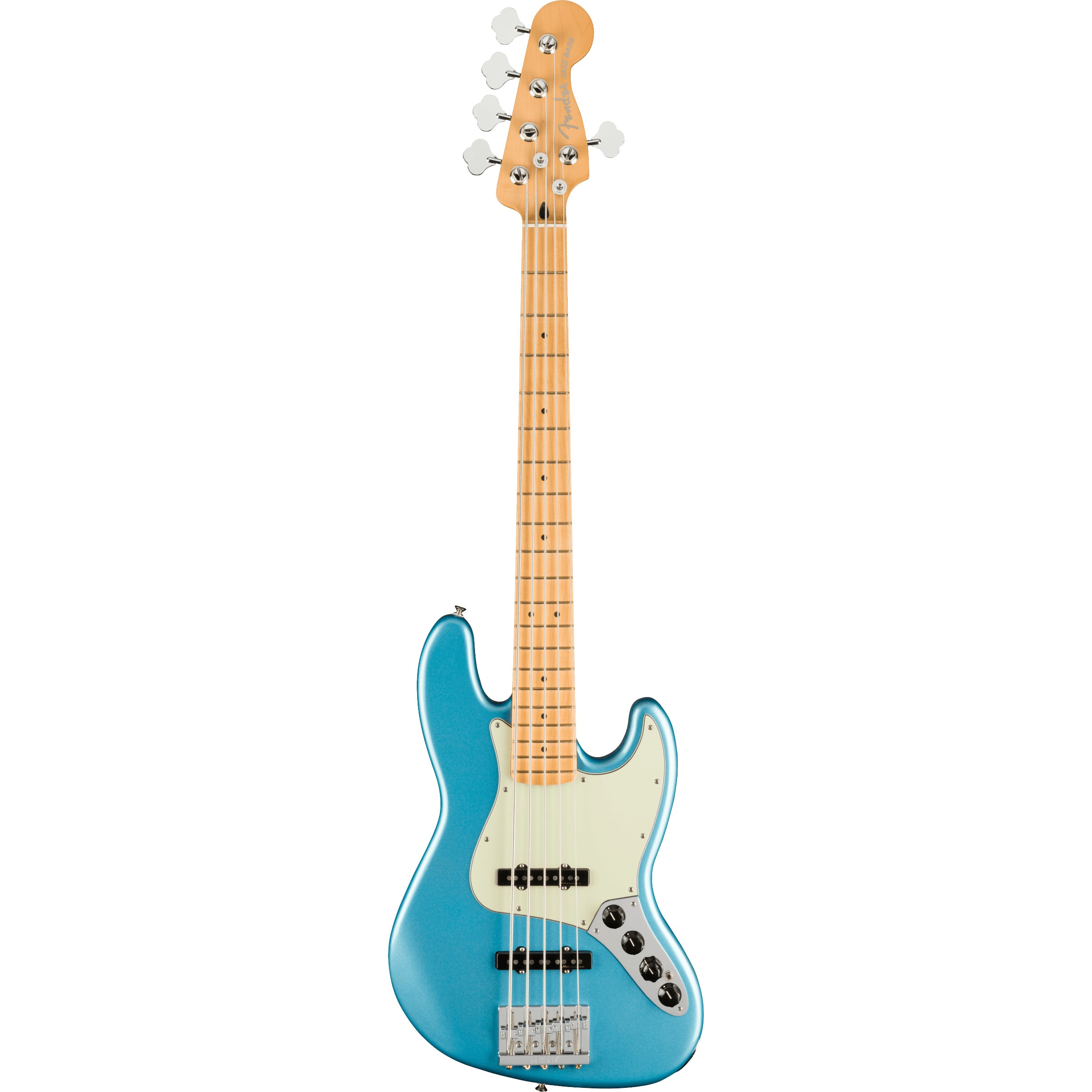 Fender Player Plus Jazz Bass V Opal Spark MN 5-snarige elektrische basgitaar met gigbag