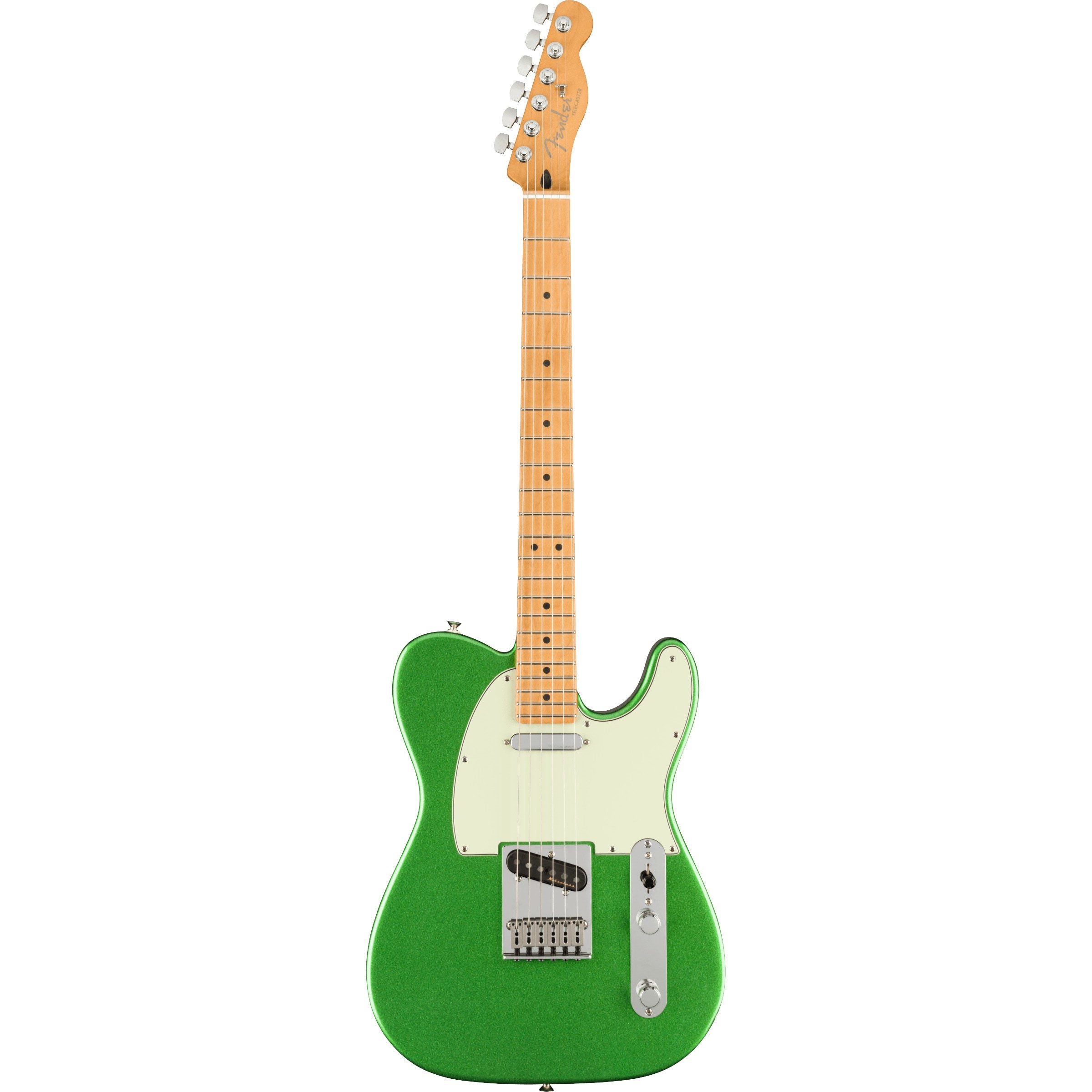 Fender Player Plus Telecaster MN Cosmic Jade elektrische gitaar met deluxe gigbag