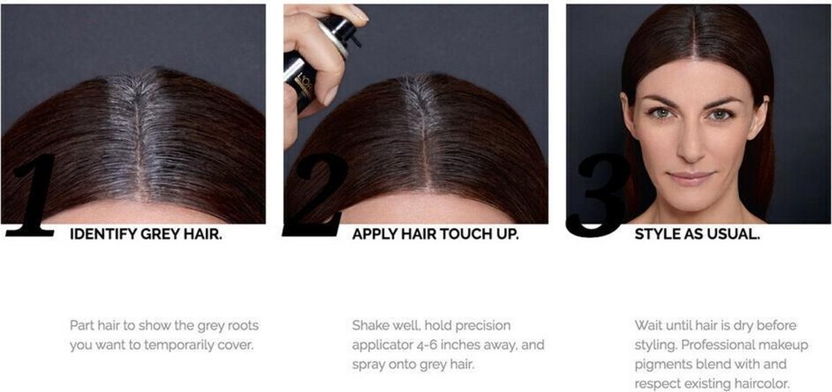 L´Oréal Paris Licht Brown Uitgroeispray Haarkleuring 75ml - Bruin