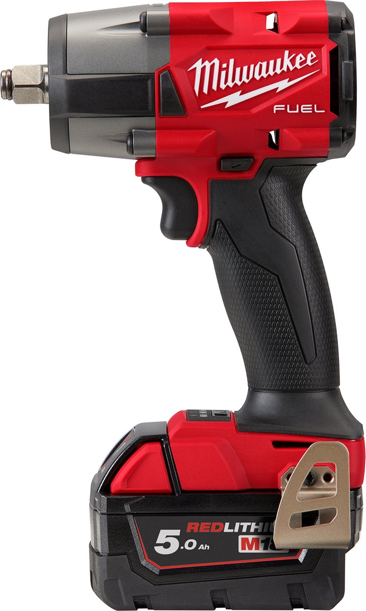 Milwaukee M18 FMTIW2F12-502X | 1/2" | Fuel | Accu Slagmoersleutel | met frictiering | 18V | 5,0Ah | Red | Li-Ion