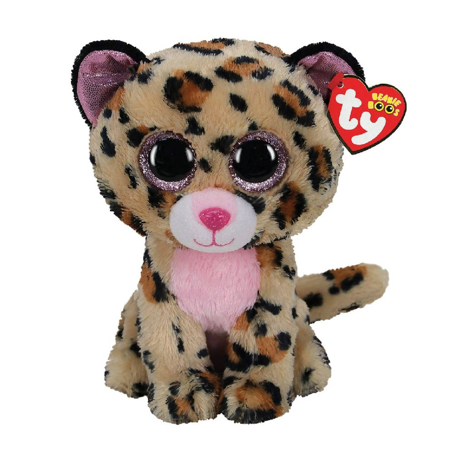 Top1Toys Ty Beanie Buddy Livvie Leopard 24cm