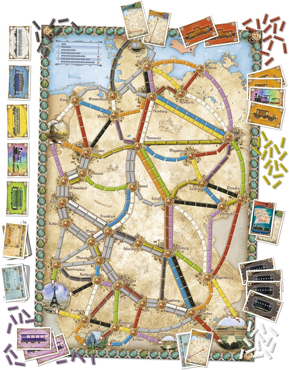 Days of Wonder Ticket To Ride Germany - Bordspel