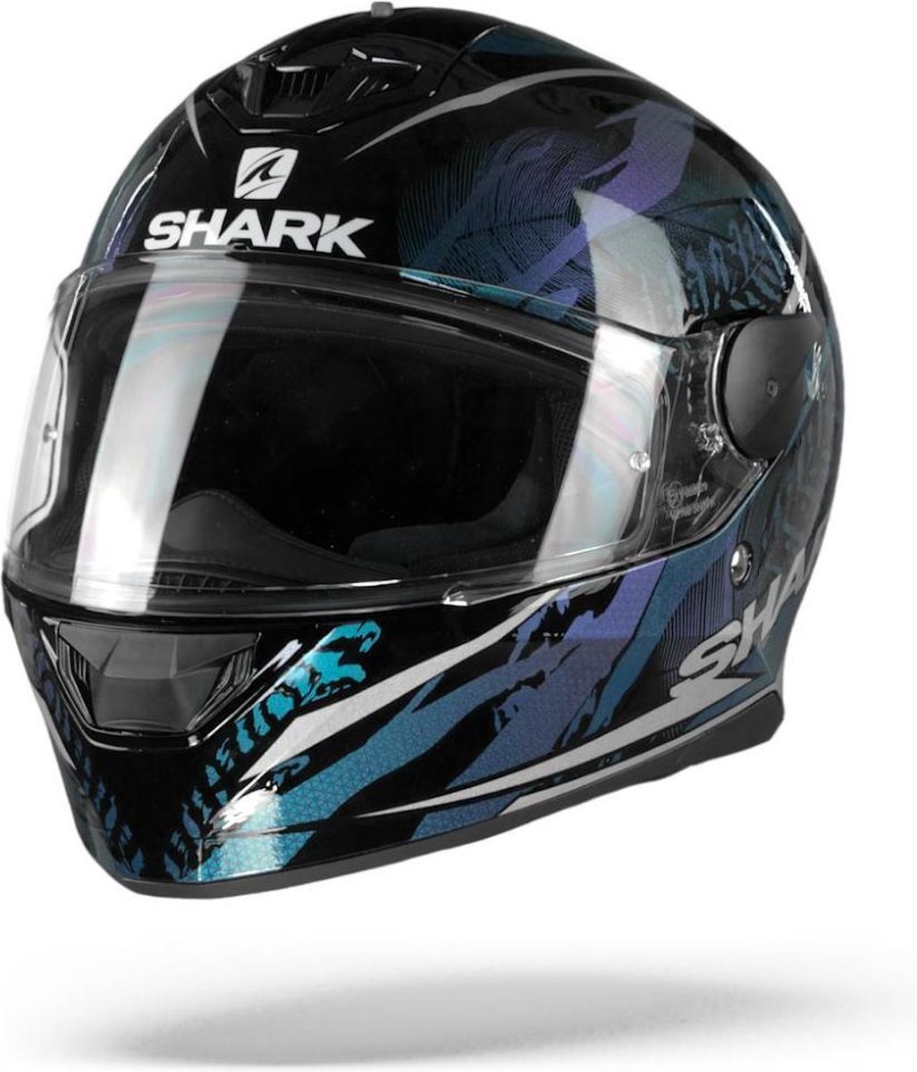 Shark D-skwal Shigan Integraalhelm - En Paars - Zwart