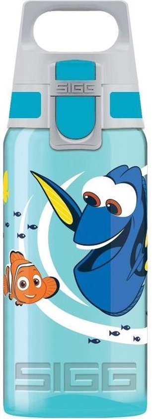 Disney Finding Dory Viva Drinkfles 0.5l Met One Dop - Blauw