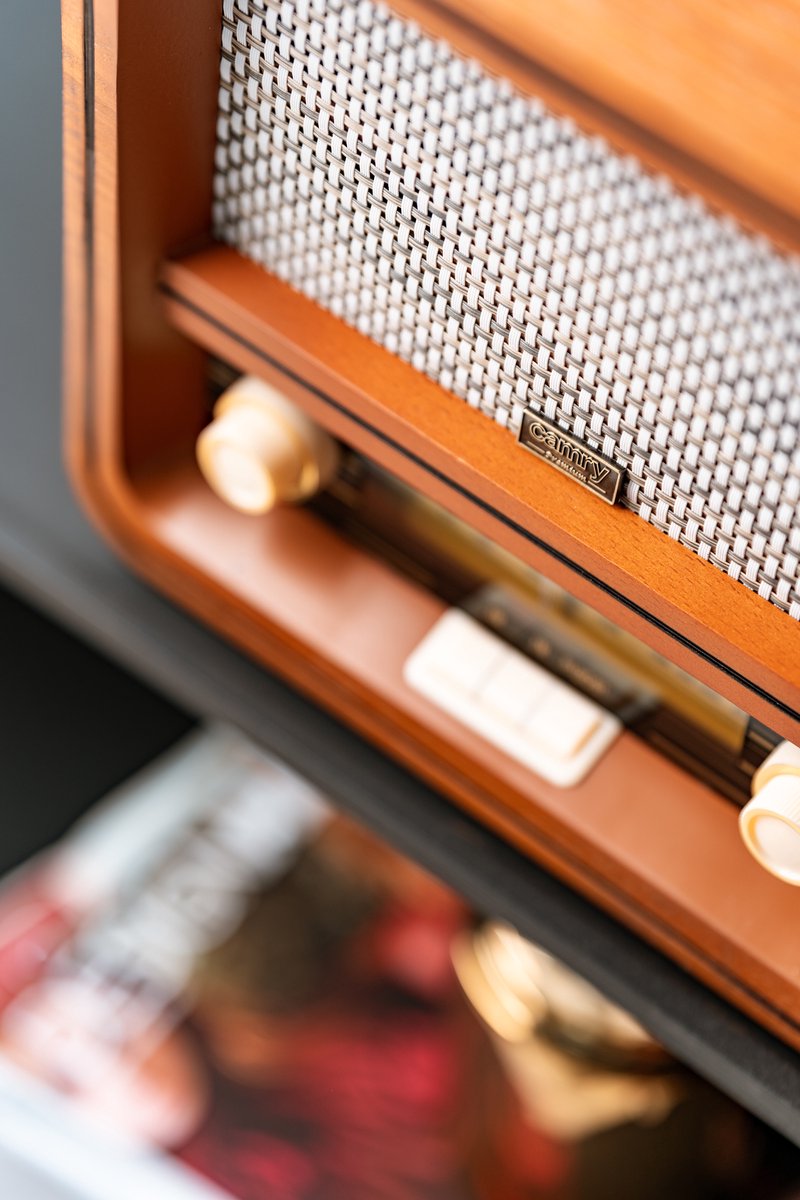 Camry Cr1188 - Retro Radio Met Bluetooth En Usb - Bruin