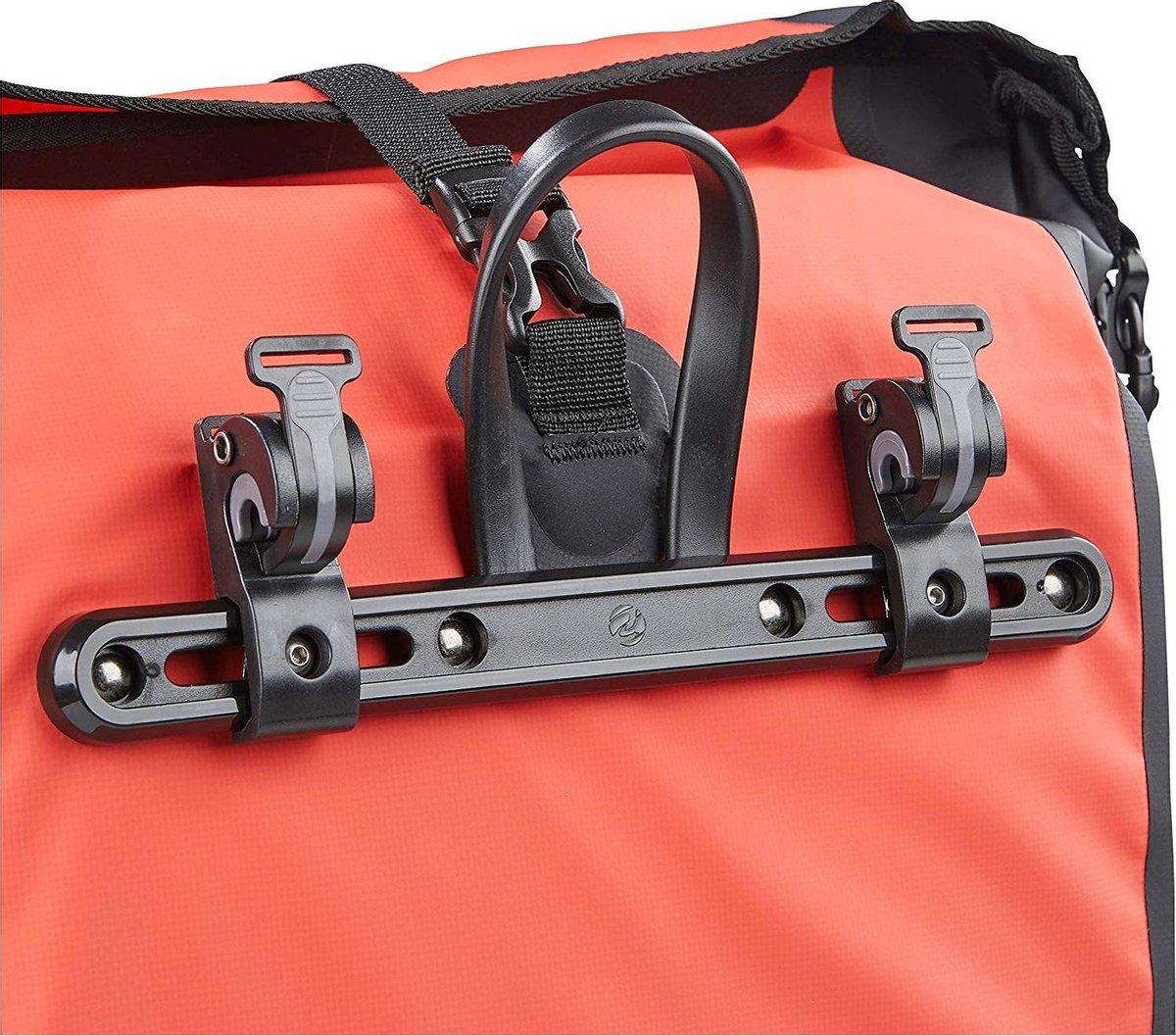 Enkele Fietstas Büchel 100% Waterdicht 25,4 Liter - - Rood