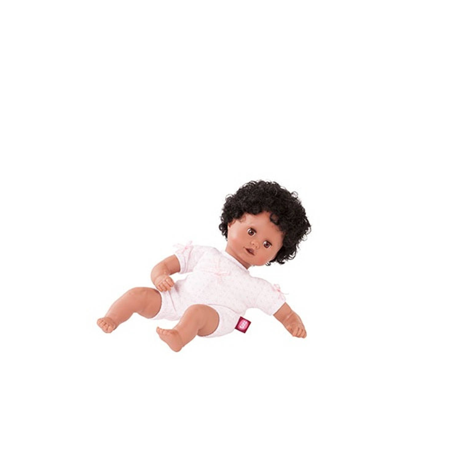 Götz " Muffin To Dress, """"""""Afro"""""""", Haar, Slaapogen, 33 Cm" - Zwart