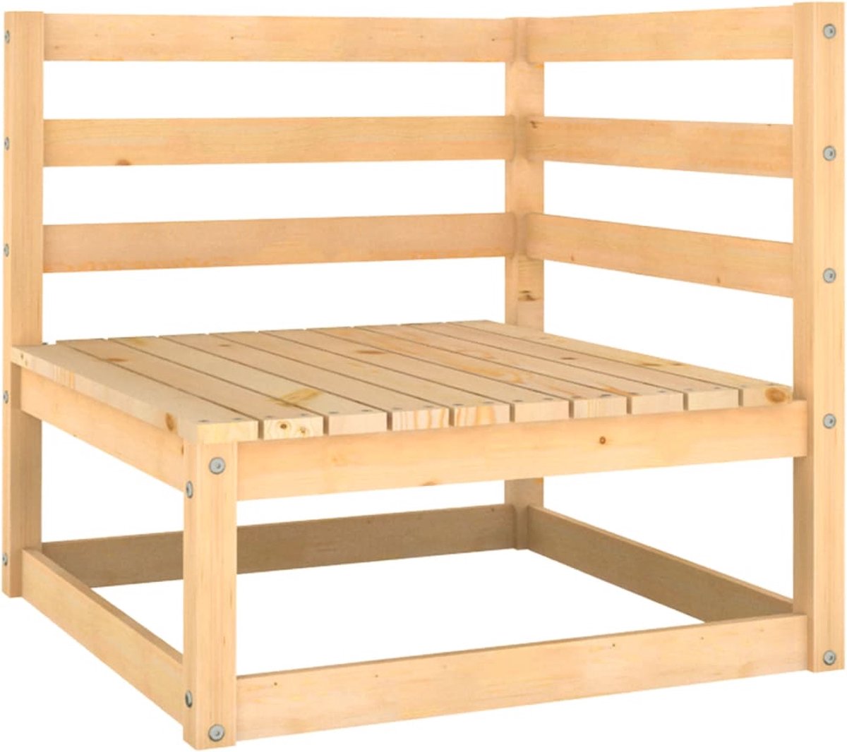 Vidaxl 12-delige Loungeset Massief Grenenhout - Bruin