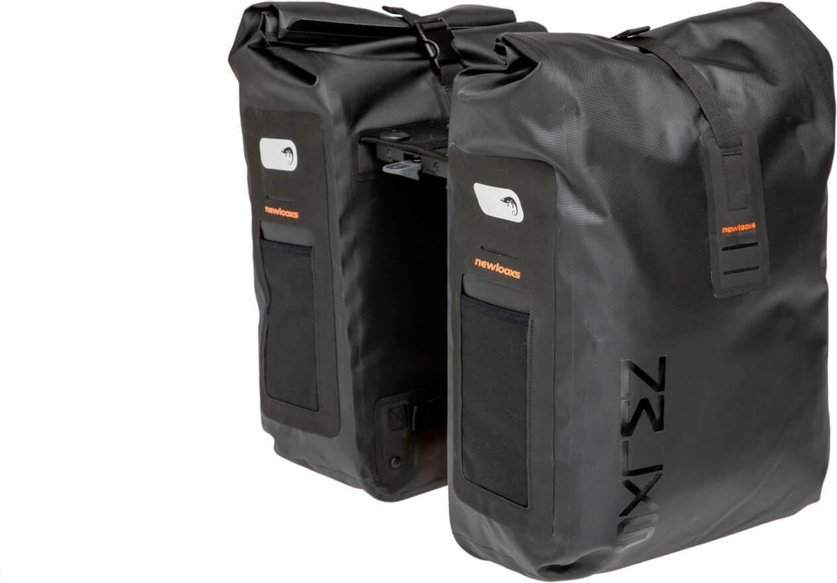 Tas Newlooxs Varo Double Pannier Rt Black - Zwart