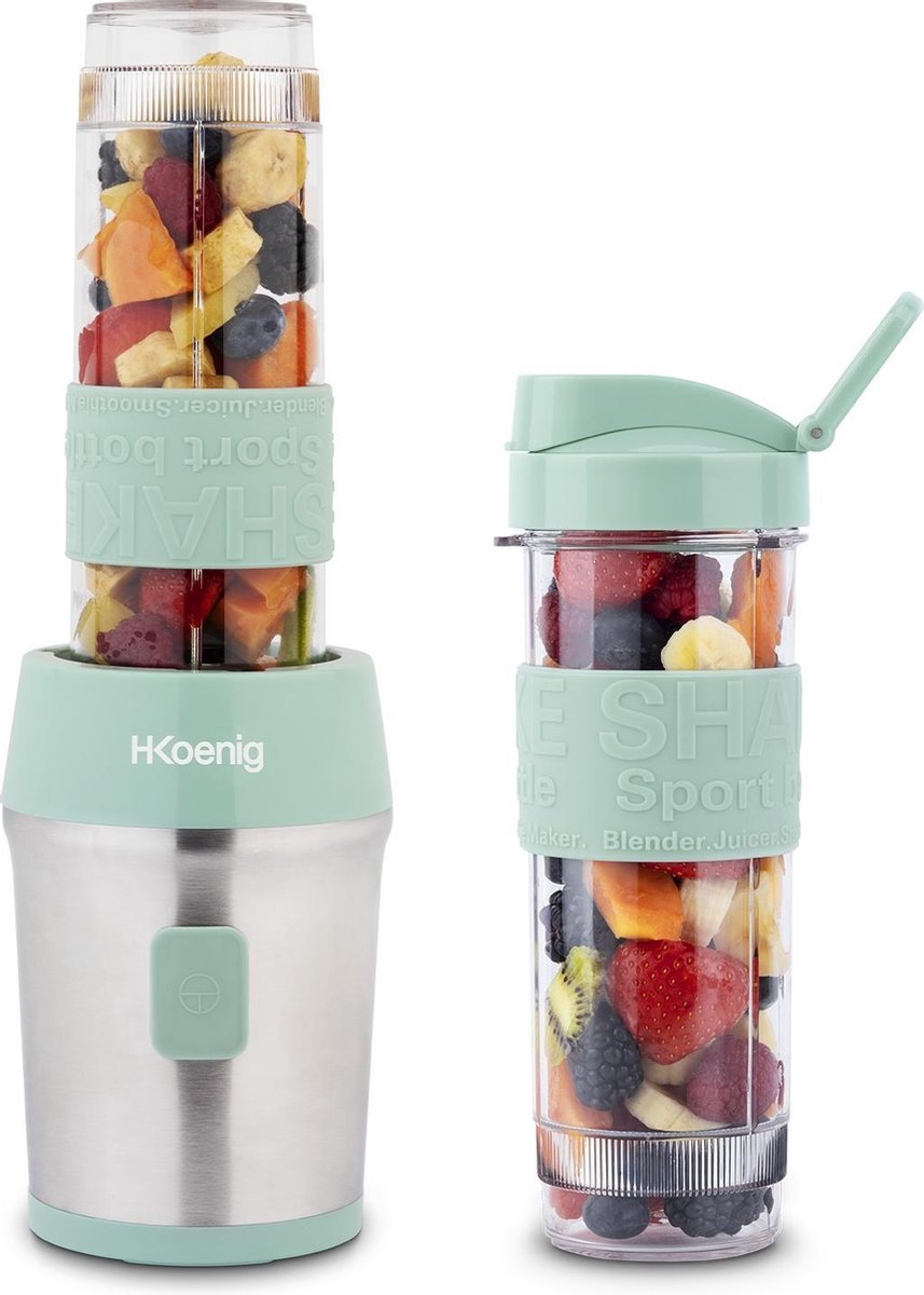 HKOENIG H. Koenig Blender To Go Met Drinkbekers - Verde