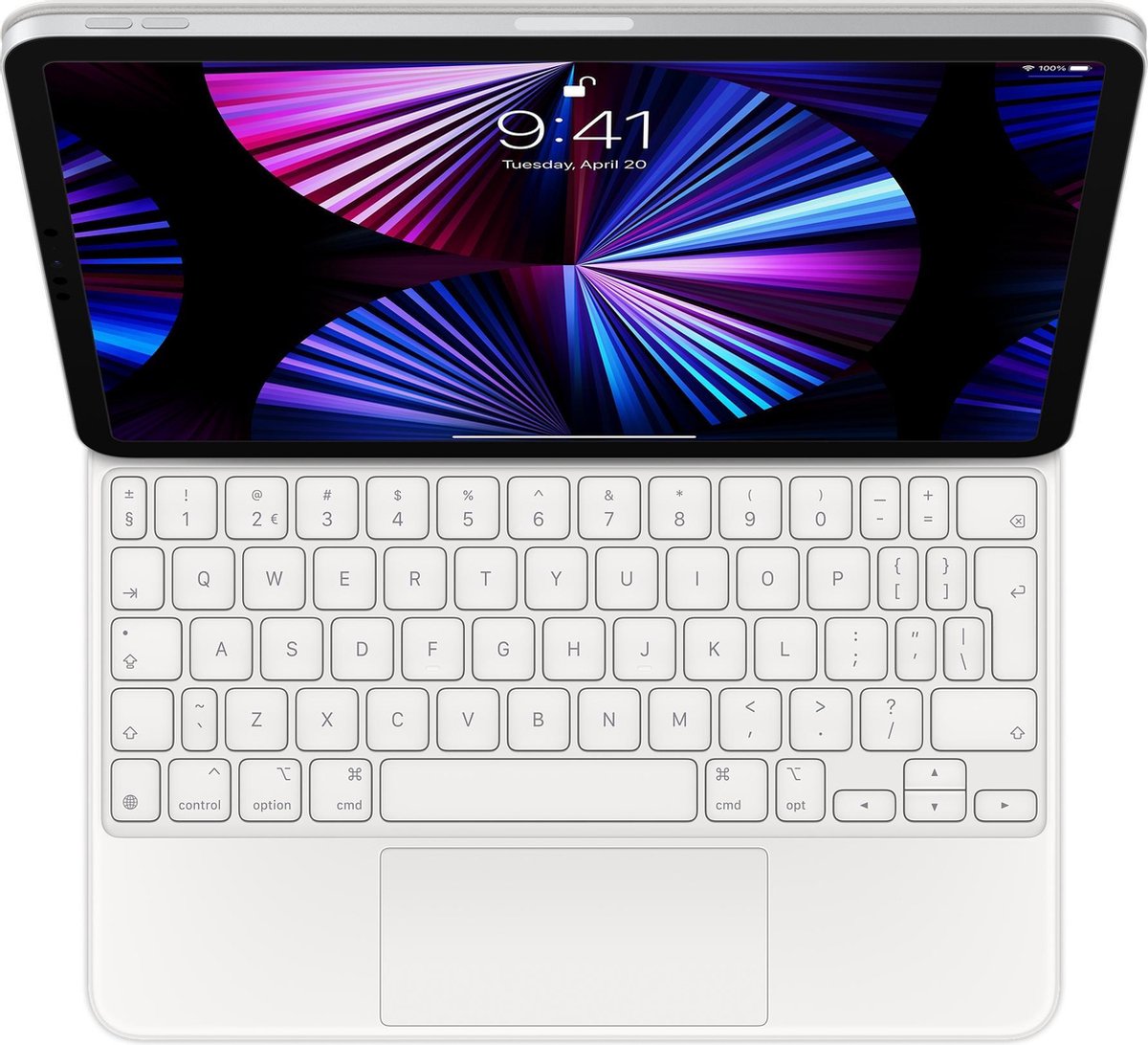 Apple Magic Keyboard voor iPad Pro 11 inch (2021/2020) en iPad Air (2020) QWERTY - Wit