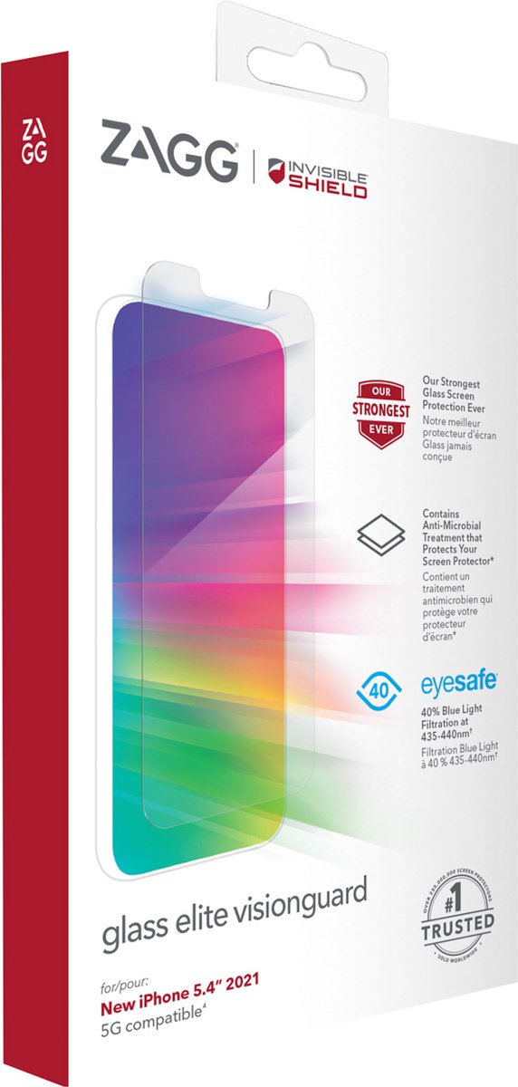 InvisibleSHIELD Glass Elite VisionGuard+ Apple iPhone 13 mini Screenprotector