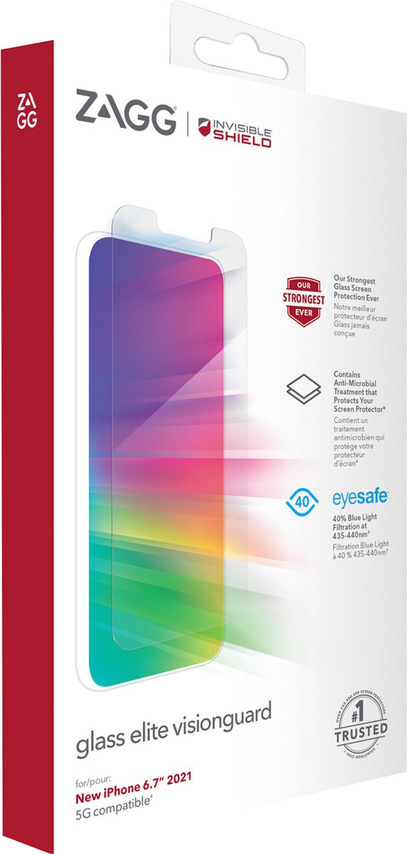 InvisibleSHIELD Glass Elite VisionGuard+ Apple iPhone 13 Pro Max Screenprotector