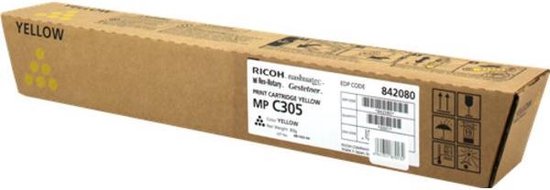 Ricoh 842080 tonercartridge Origineel 1 stuk(s) - Geel