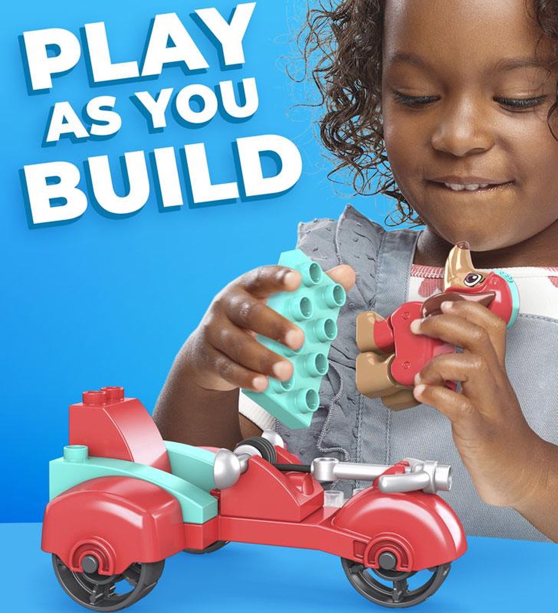 Mega Bloks constructiespeelgoed Liberty junior roze 11 delig