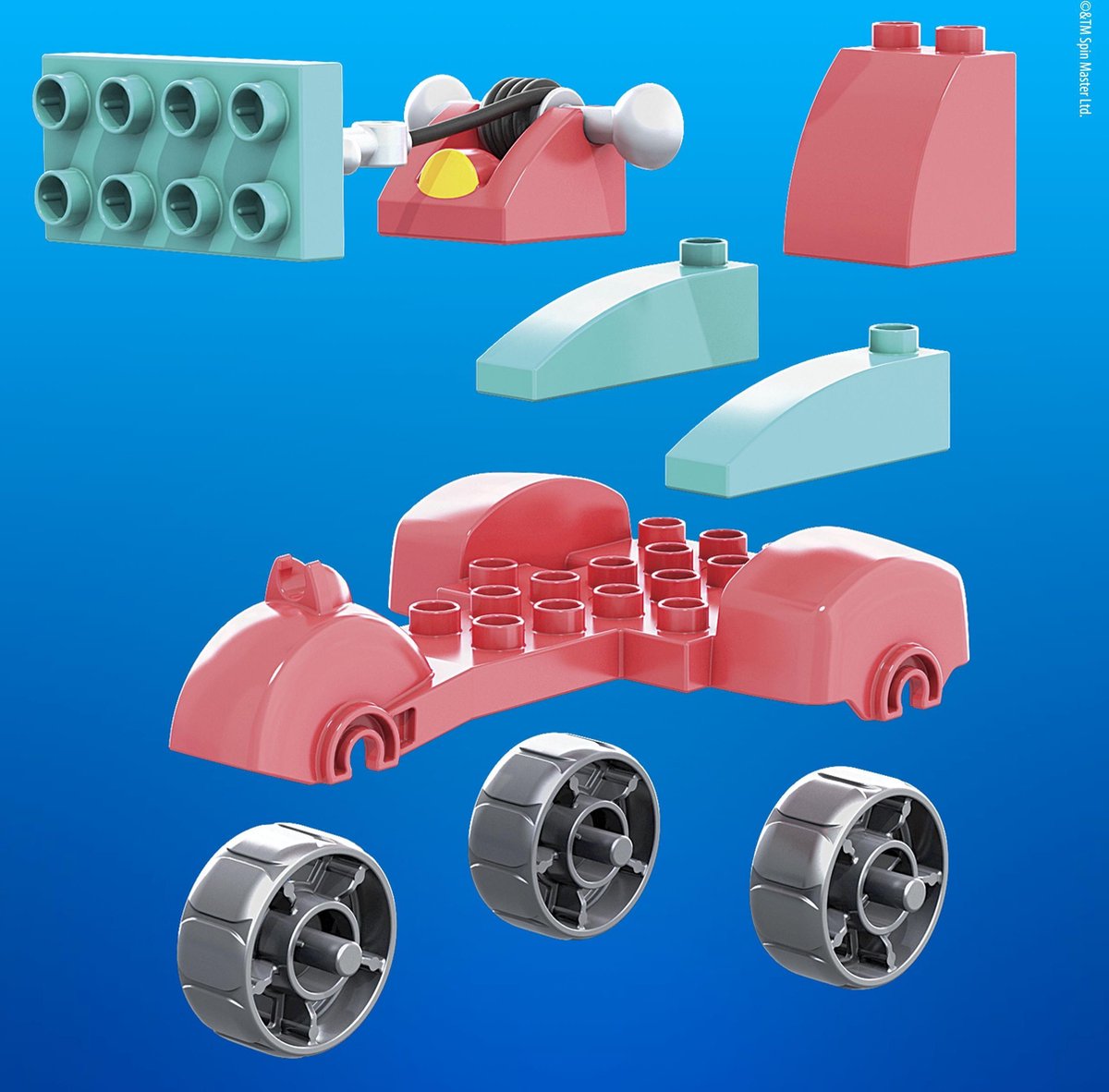 Mega Bloks constructiespeelgoed Liberty junior roze 11 delig