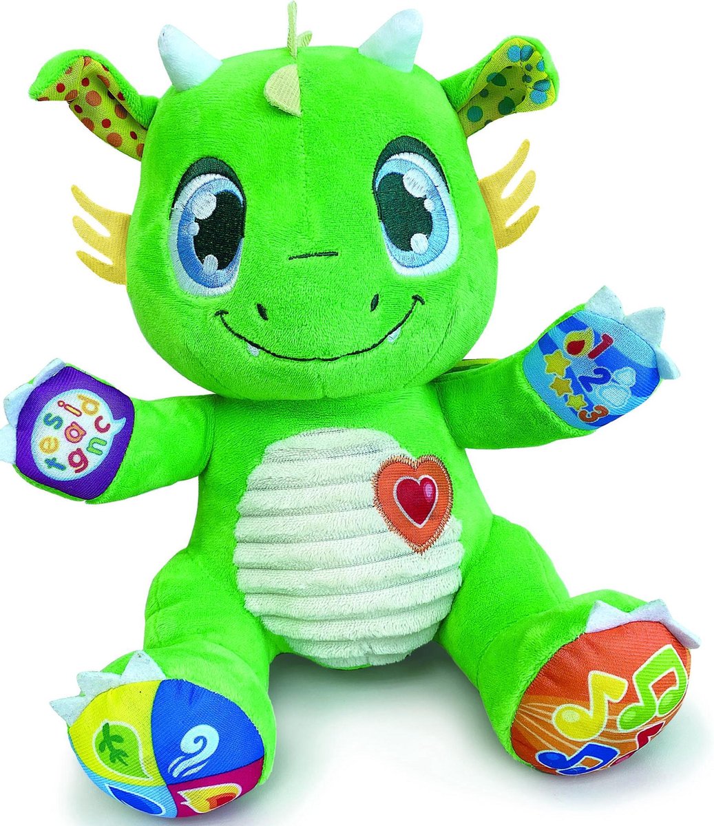 Clementoni Interactieve draak junior 32 cm polyester - Groen