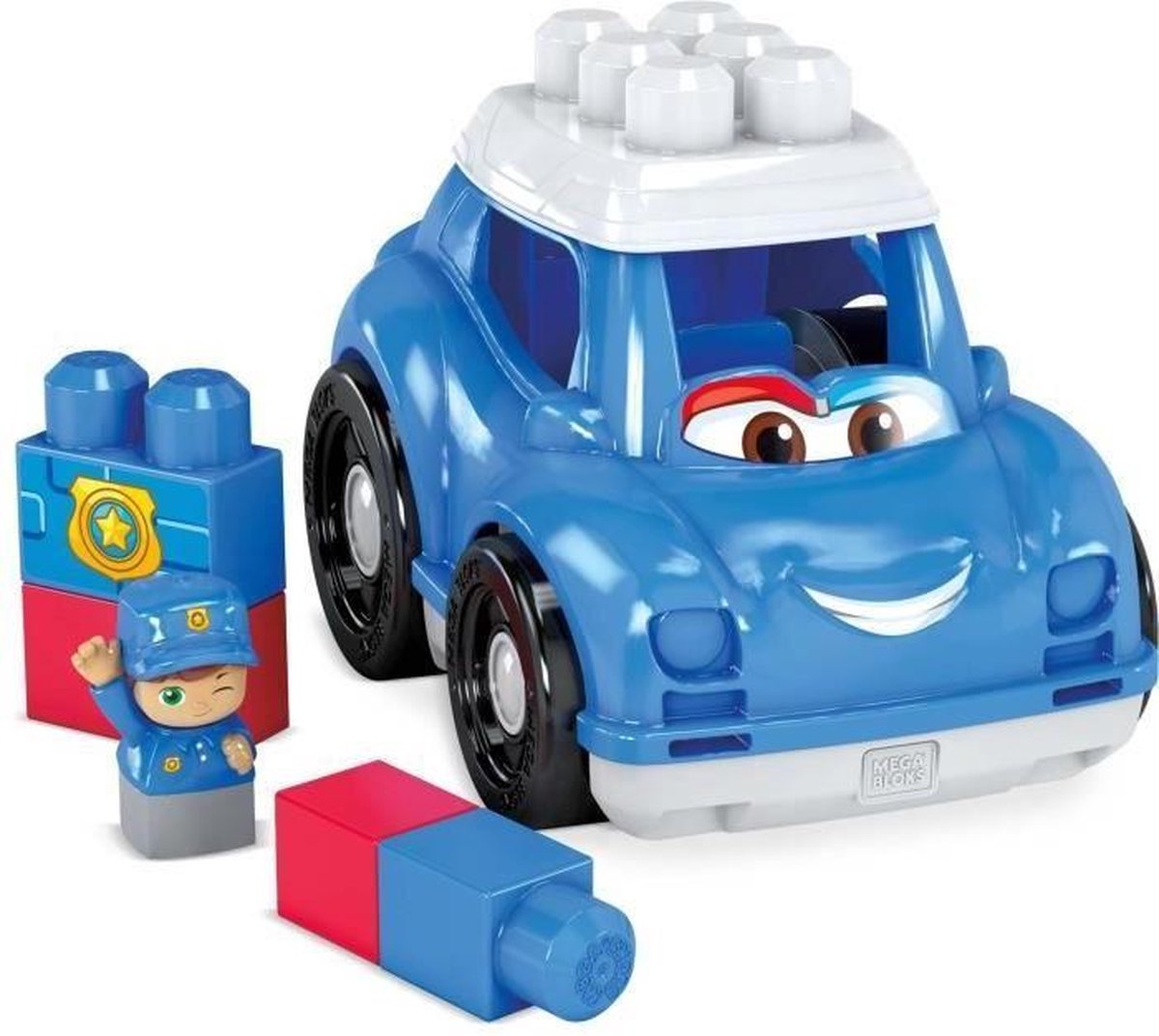 Mega Bloks constructiespeelgoed Peter Police junior - Blauw