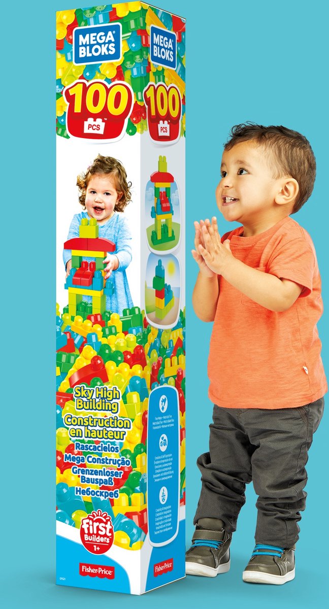 Mega Bloks constructiespeelgoed Torenhoog junior 100 delig