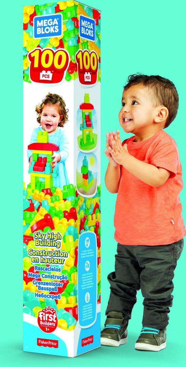 Mega Bloks constructiespeelgoed Torenhoog junior 100 delig