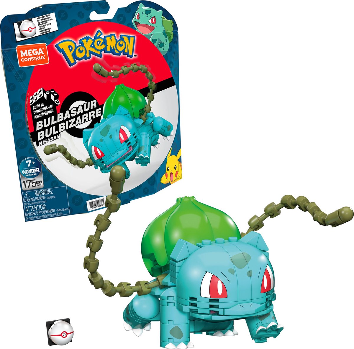Mega Construx constructiespeelgoed Bulbasaur junior 175 delig