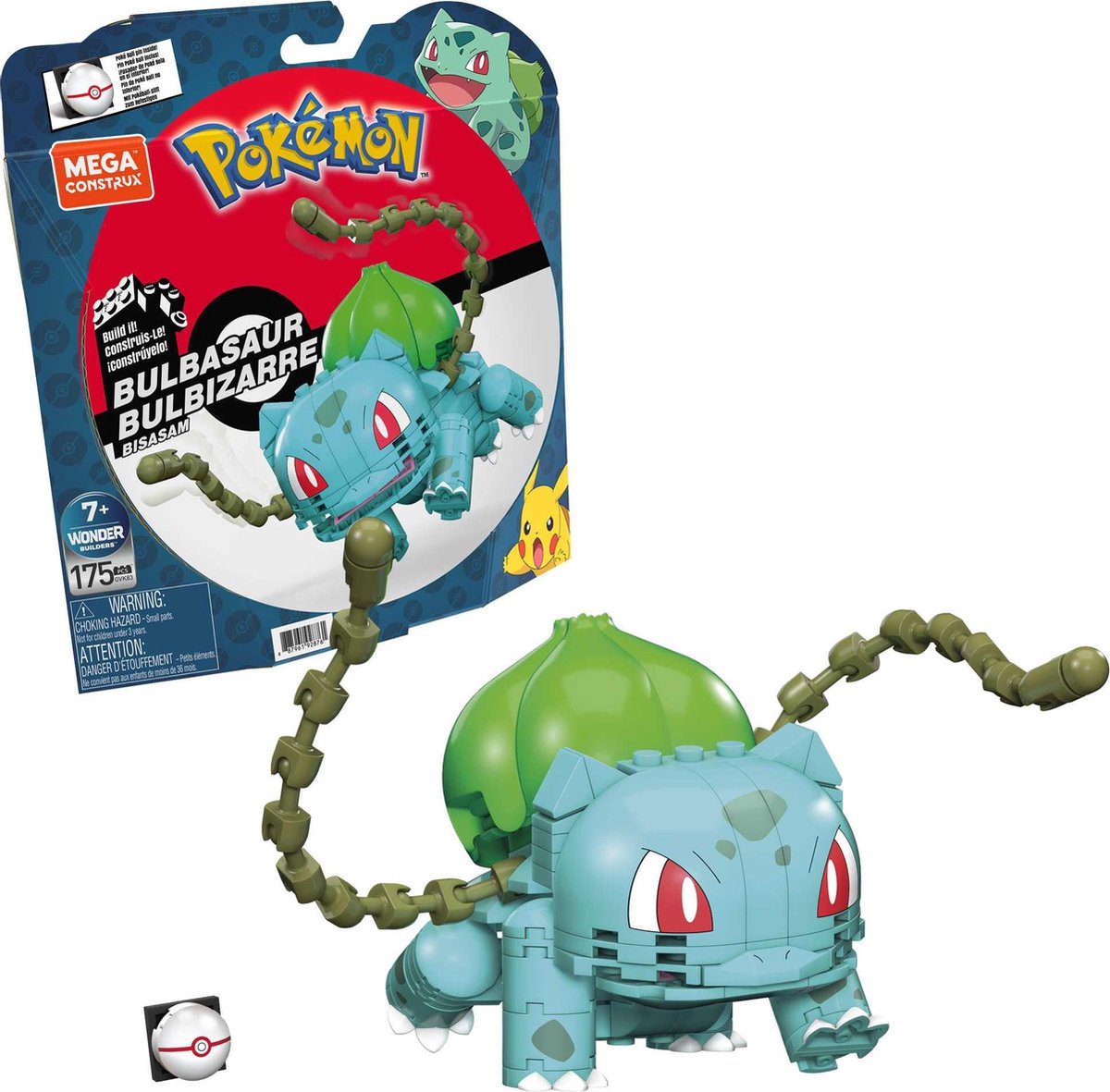 Mega Construx constructiespeelgoed Bulbasaur junior 175 delig