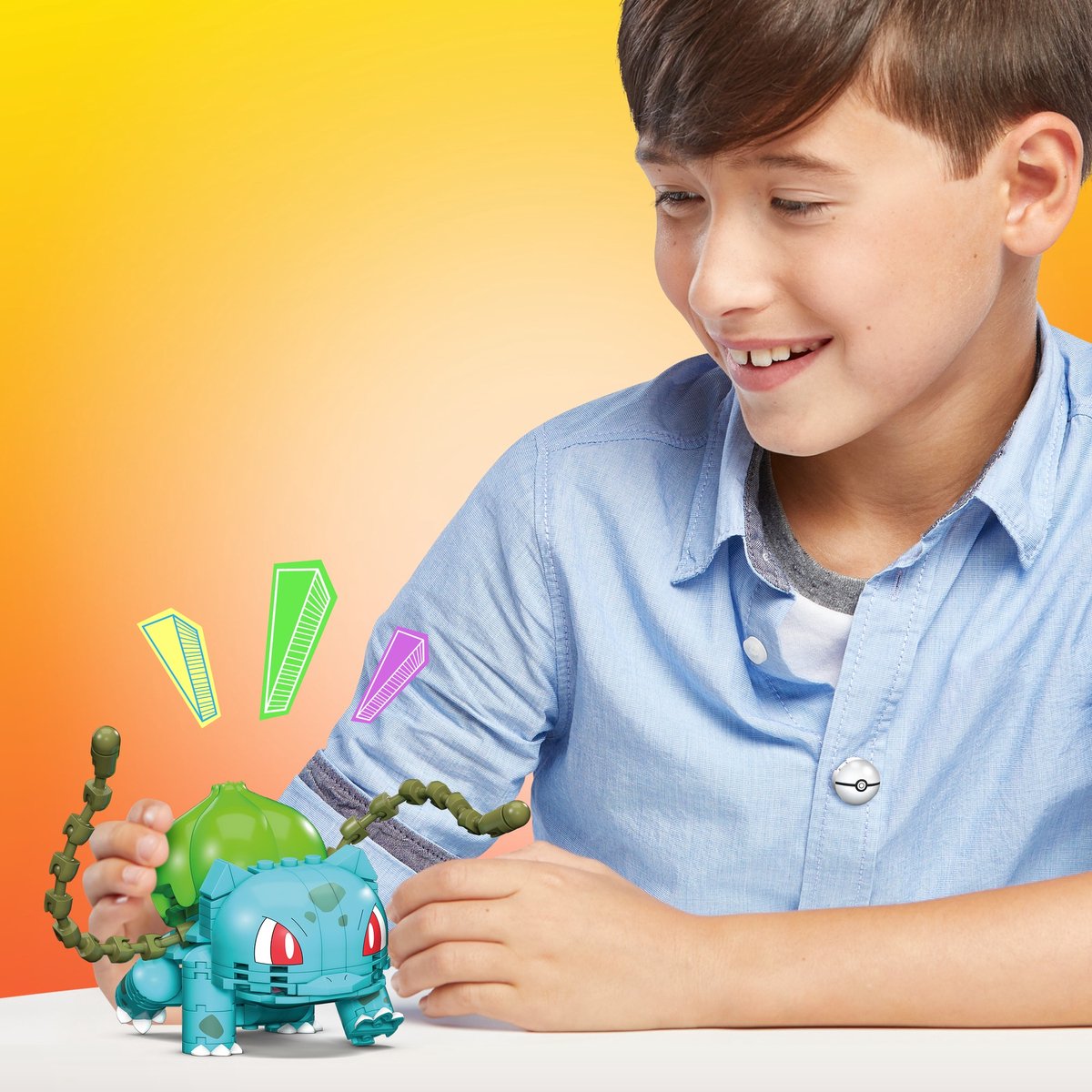 Mega Construx constructiespeelgoed Bulbasaur junior 175 delig