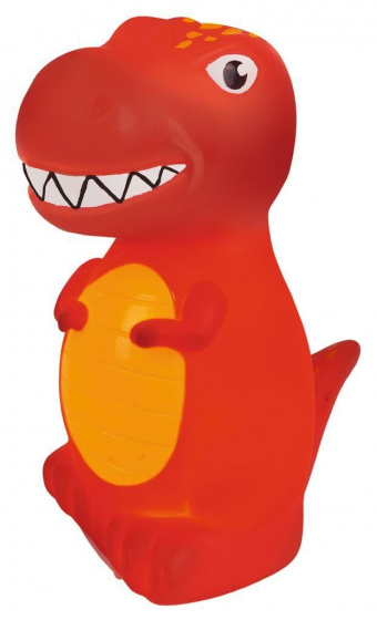 Moses nachtlamp Dino T rex met timer junior/oranje 16,5 cm - Rood