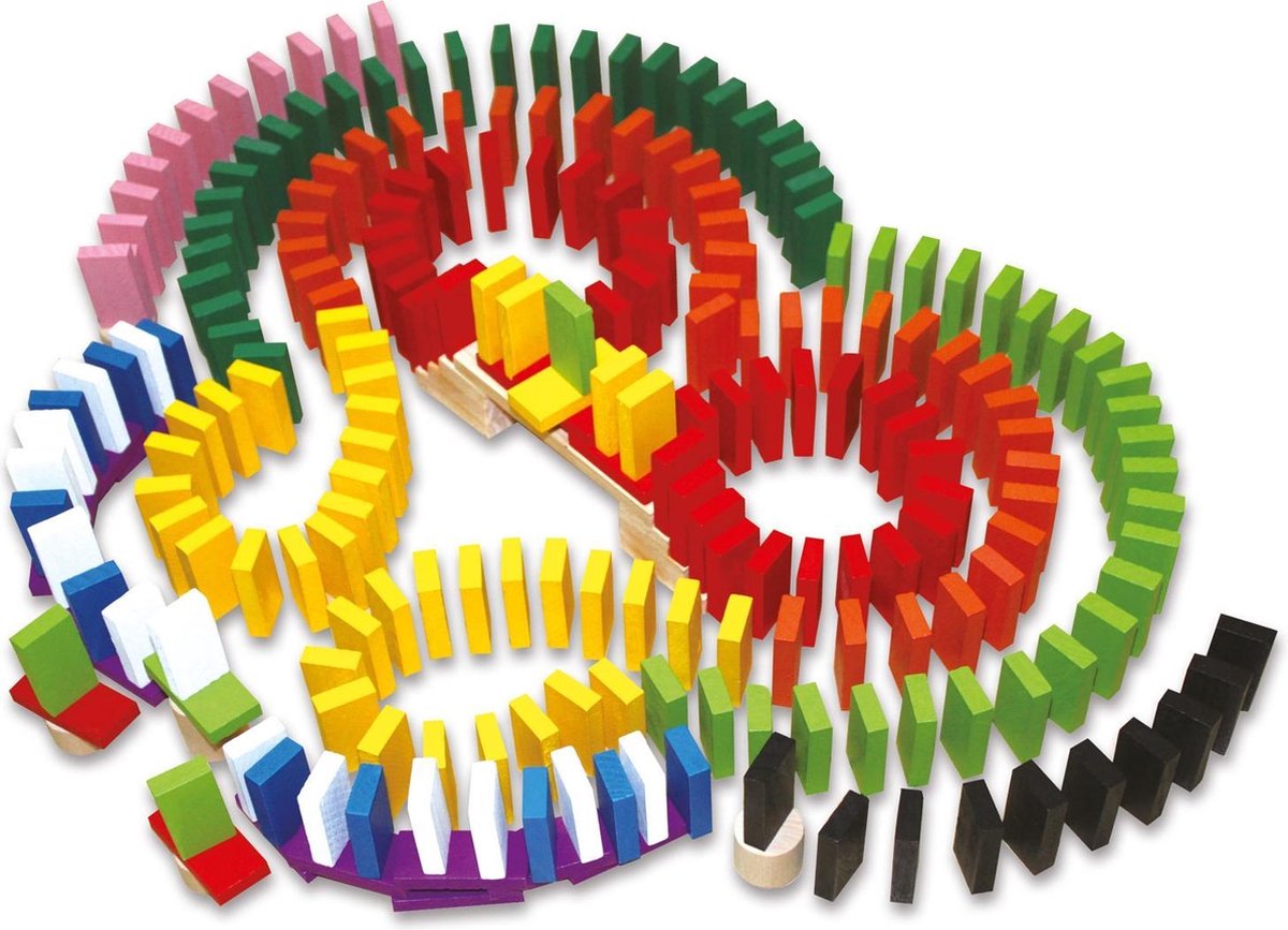 Small Foot Domino Rally Maxi 560 houten stenen