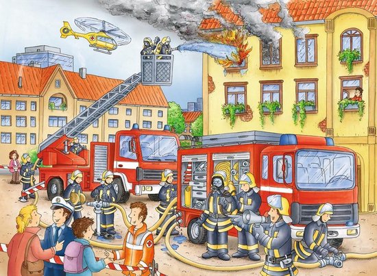 Ravensburger Puzzel Xxl Brandweer - 100 Stukjes