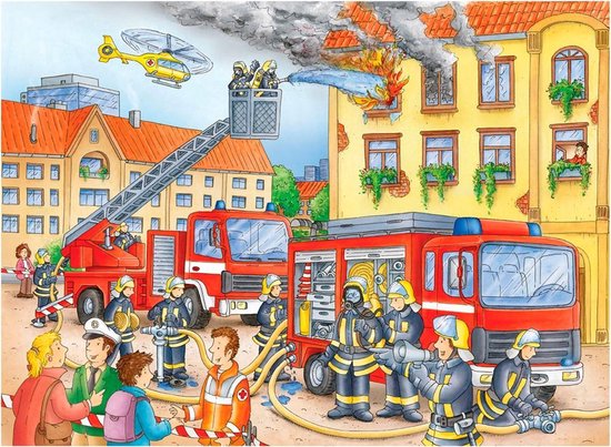 Ravensburger Puzzel Xxl Brandweer - 100 Stukjes