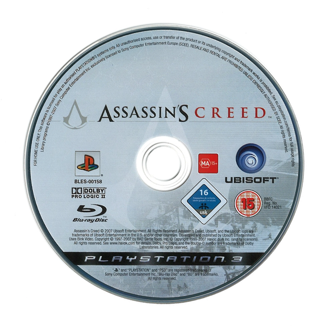 Ubisoft Assassin's Creed (losse disc)