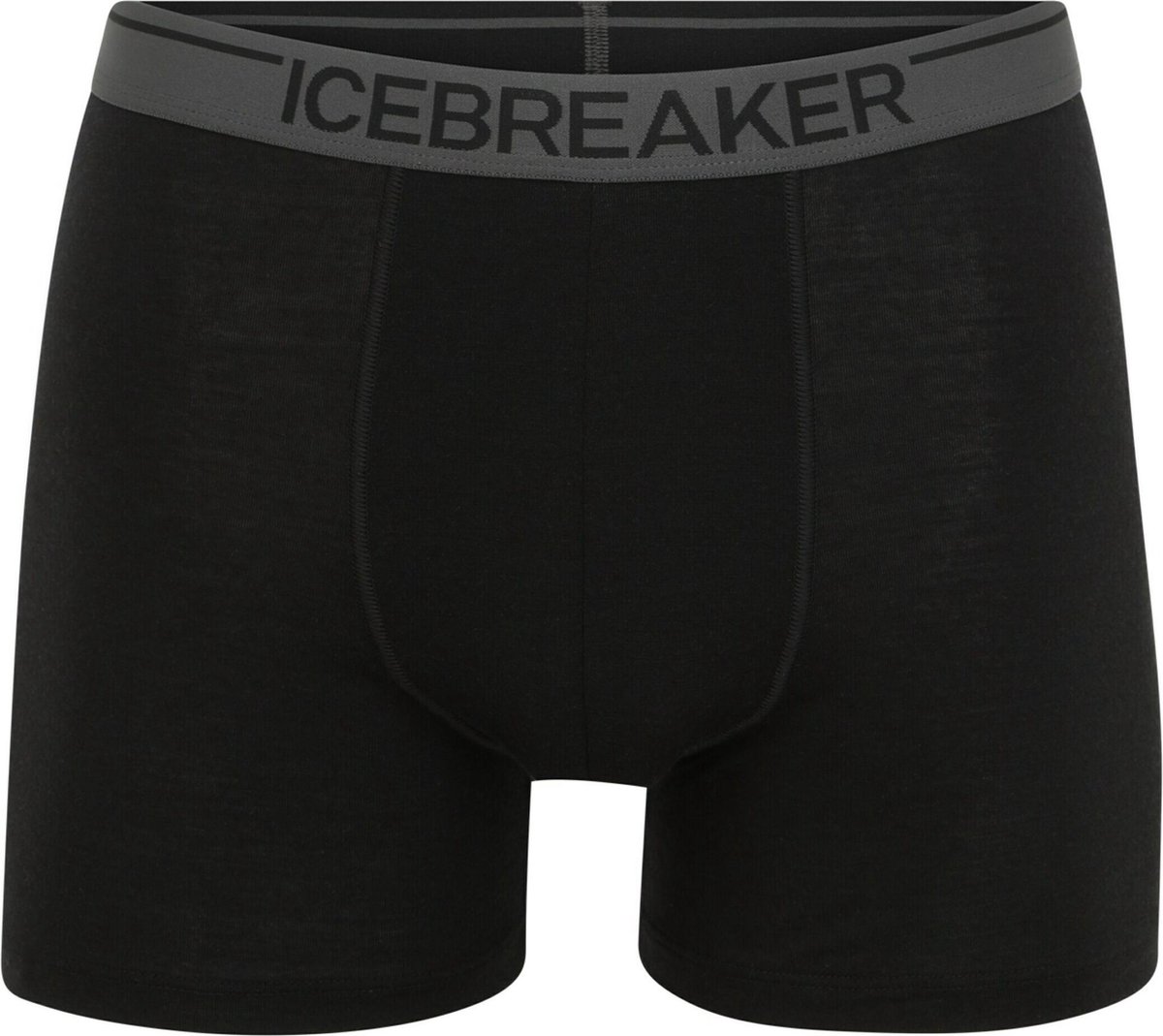 Icebreaker Anatomica Boxer/Donkergrijs - Zwart