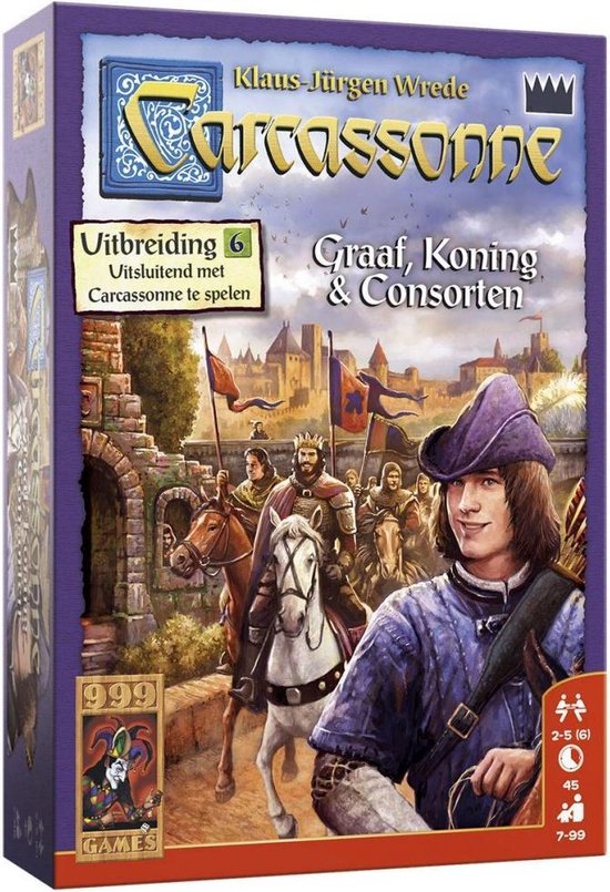 999Games Carcassonne: Graaf, Koning En Consorten Bordspel