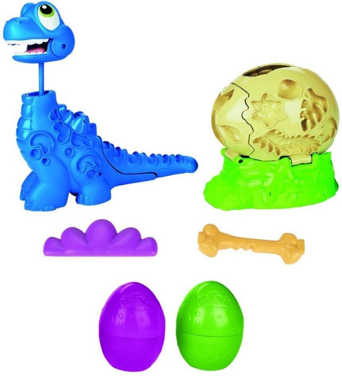 Hasbro Play Doh kleiset Dino Crew Growing Tall Bronto 7 delig