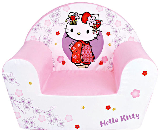 Jemini stoel Hello Kitty meisjes 52 x 33 x 42 cm wit/roze