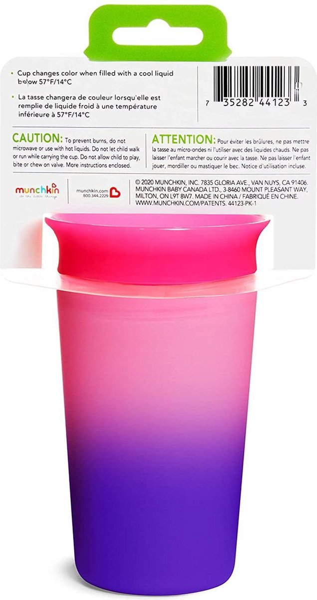 Munchkin Drinkbeker Color Changing Miracle Cup Pink