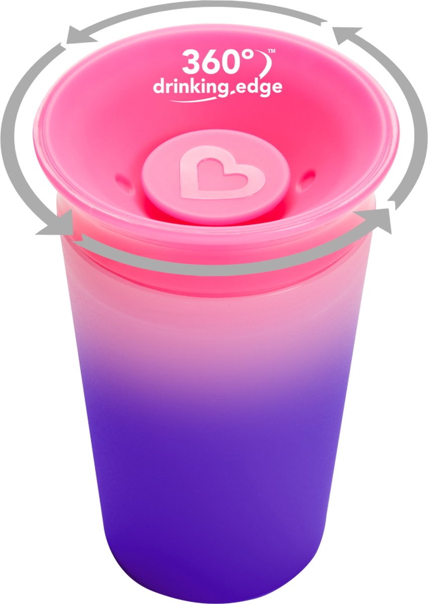 Munchkin Drinkbeker Color Changing Miracle Cup Pink