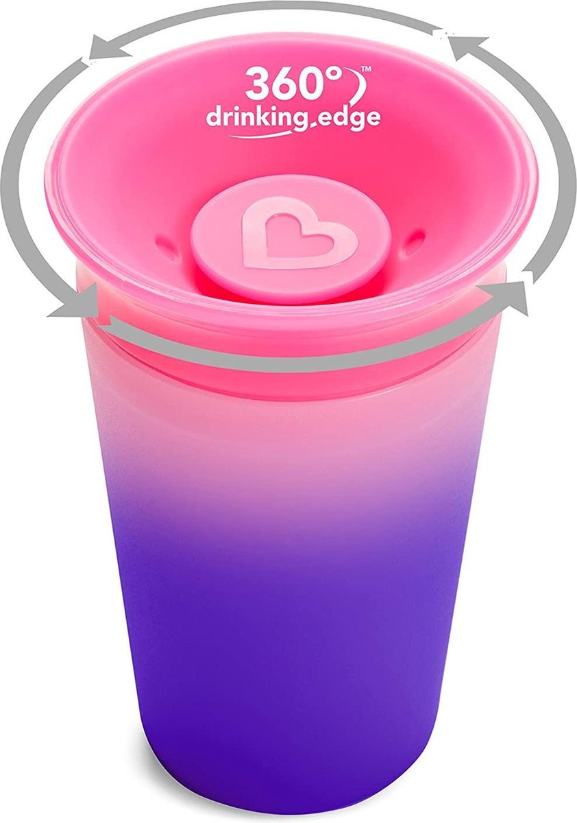 Munchkin Drinkbeker Color Changing Miracle Cup Pink