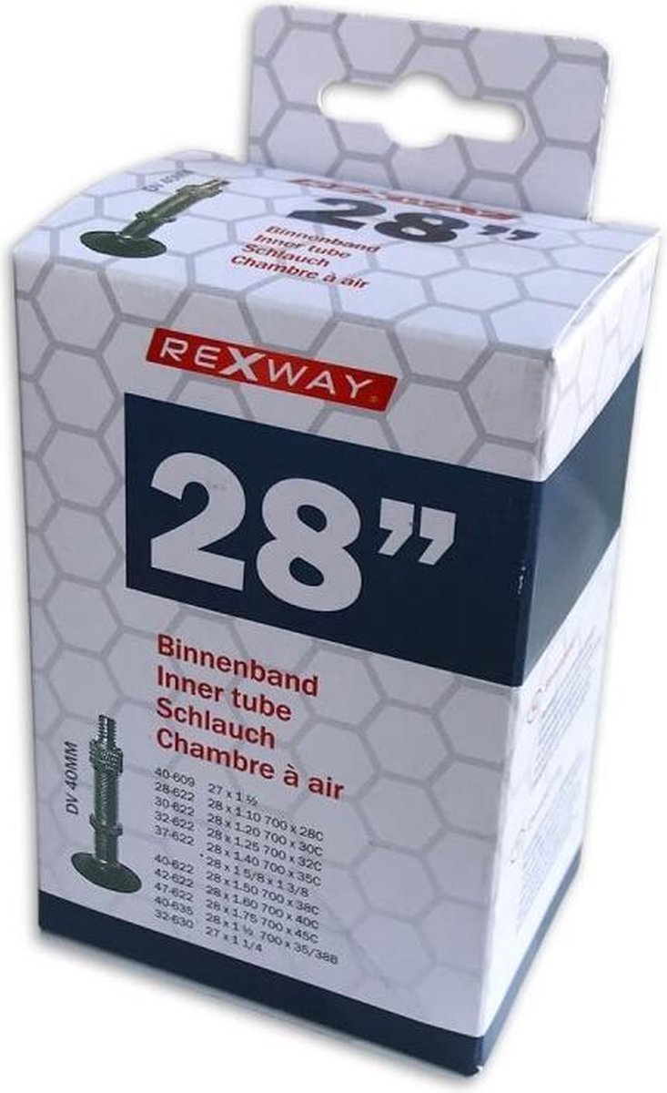 Rexway Binnenband 27,5/28/29 Inch (40/62-584/635) Dv 40 Mm - Zwart