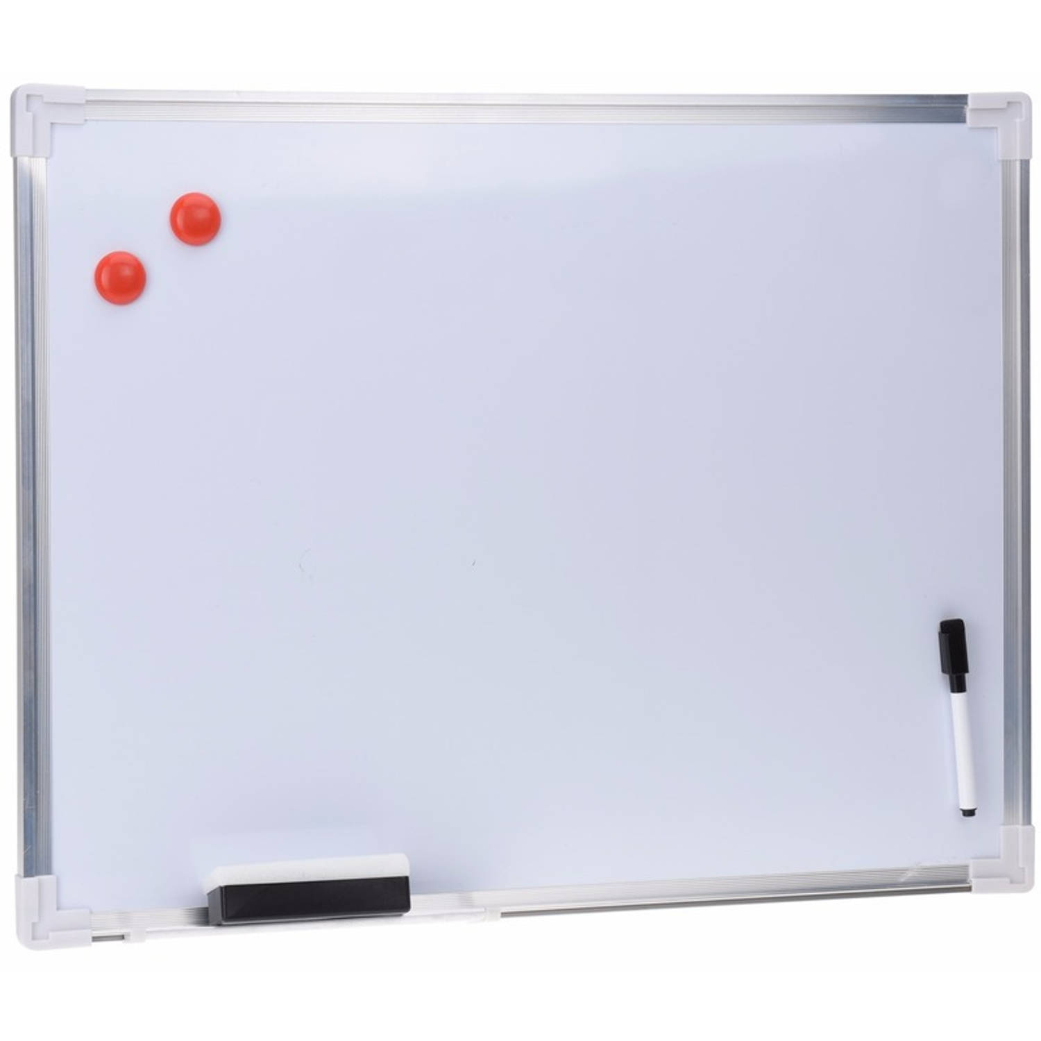 Whiteboard Met Stift En Wisser