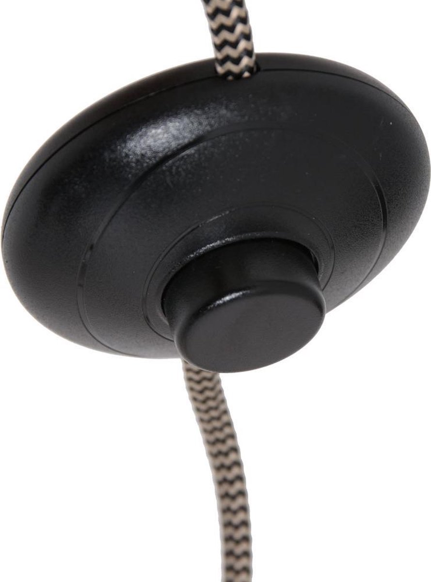 Freelight Vloerlamp Treccia 3 Poot Rotan H 139 Cm - Zwart