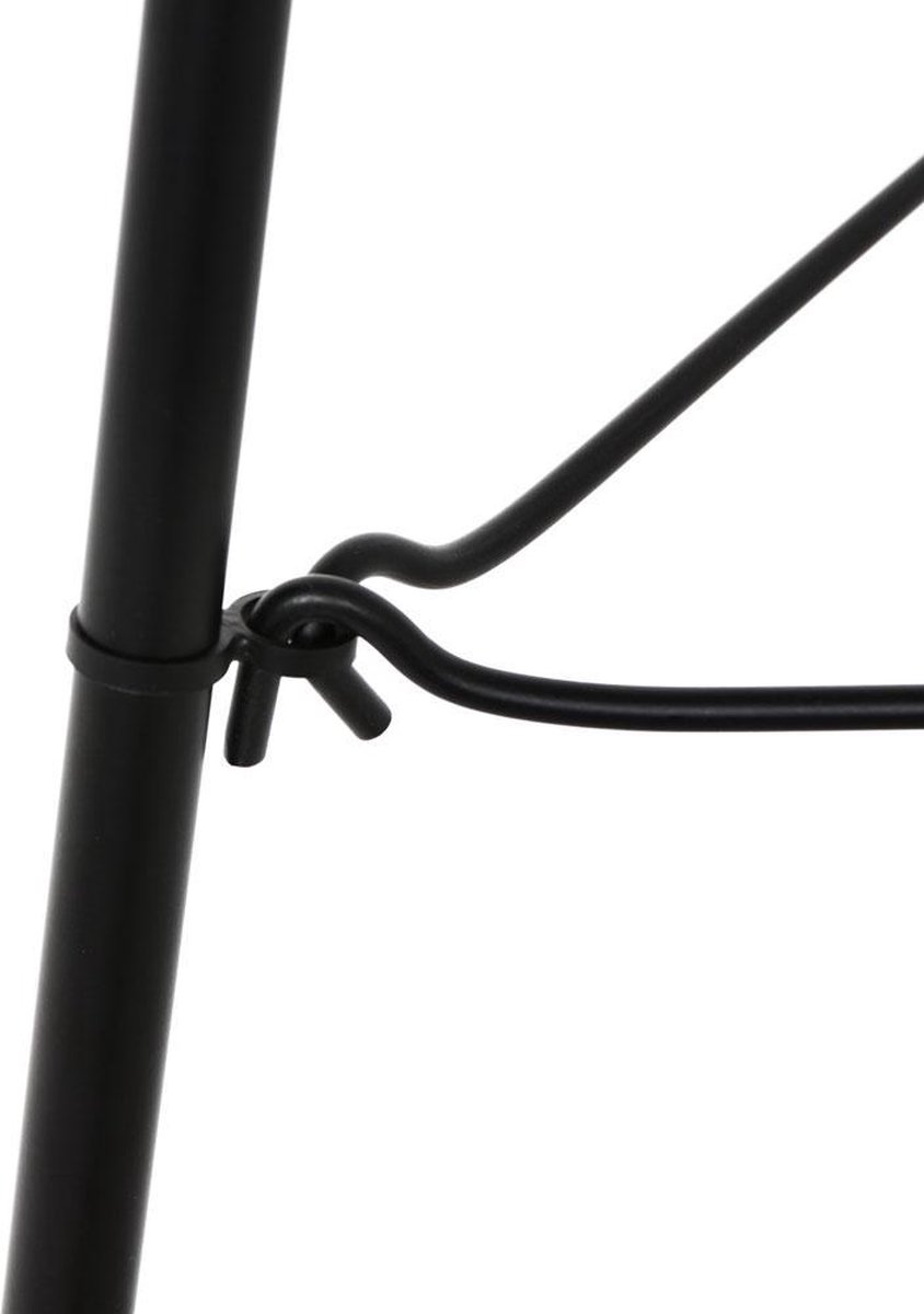 Freelight Vloerlamp Treccia 3 Poot Rotan H 139 Cm - Zwart