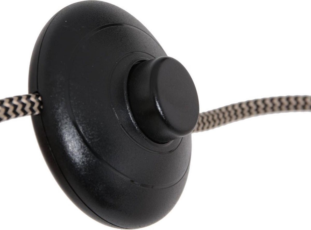 Freelight Vloerlamp Treccia 3 Poot Rotan H 139 Cm - Zwart