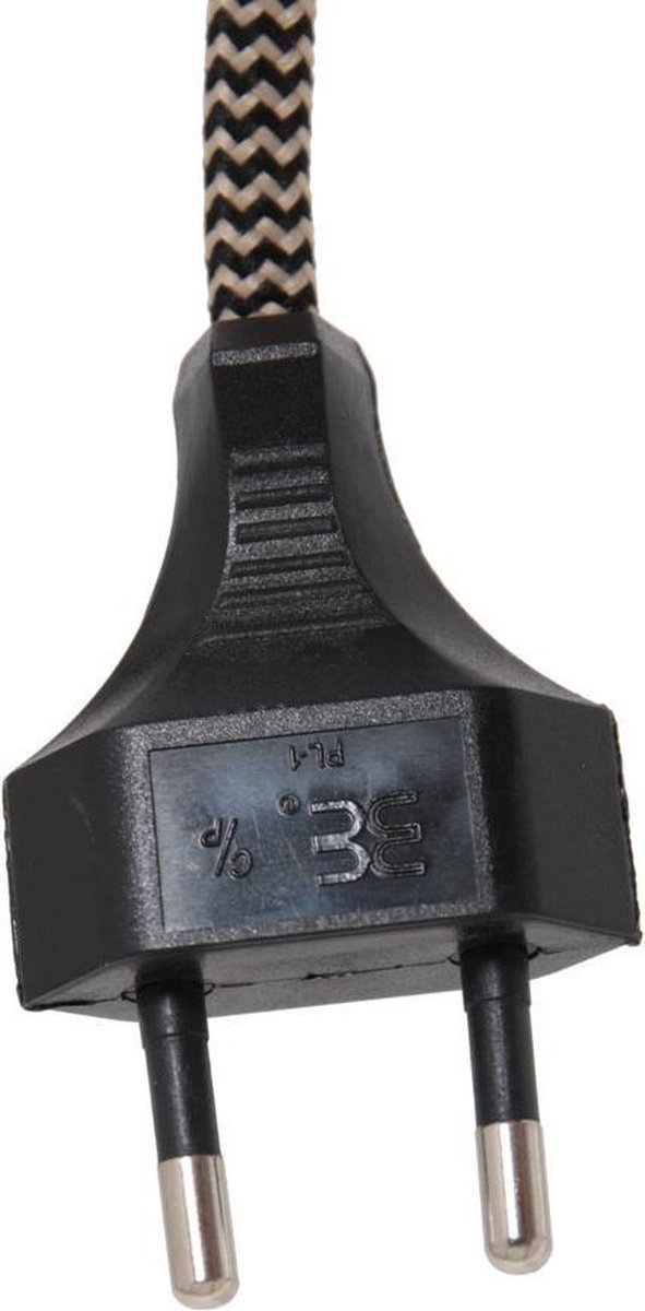 Freelight Vloerlamp Treccia 3 Poot Rotan H 139 Cm - Zwart