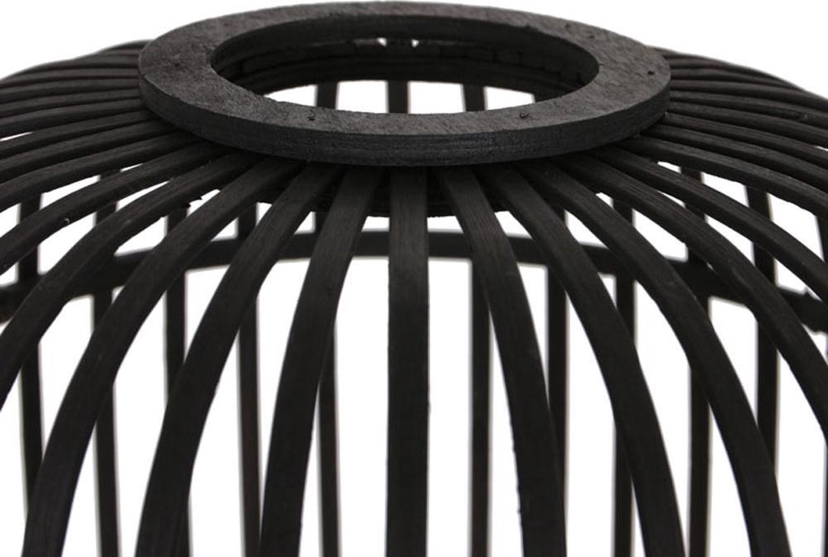 Freelight Vloerlamp Treccia 3 Poot Rotan H 139 Cm - Zwart